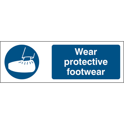 Safety Sign  Wear overshoes