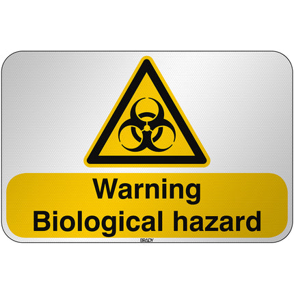 ISO Safety Sign  Warning Biological hazard