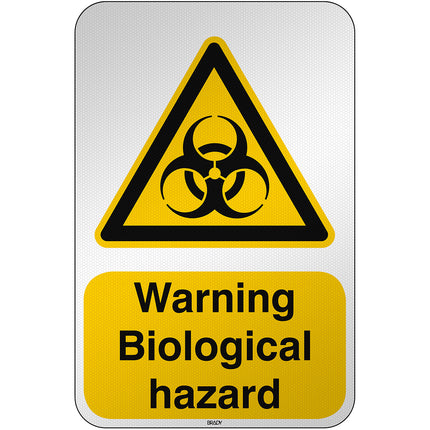 ISO Safety Sign  Warning Biological hazard