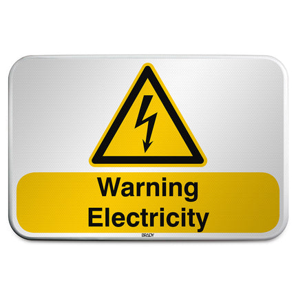 ISO Safety Sign  Warning Electricity