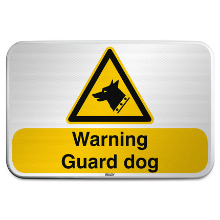 ISO Safety Sign  Warning Guard dog