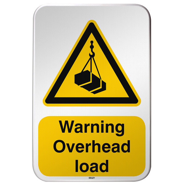 ISO Safety Sign  Warning Overhead load