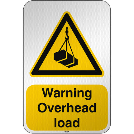ISO Safety Sign  Warning Overhead load