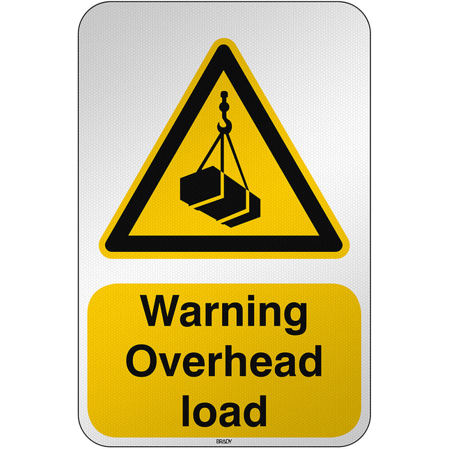 ISO Safety Sign  Warning Overhead load