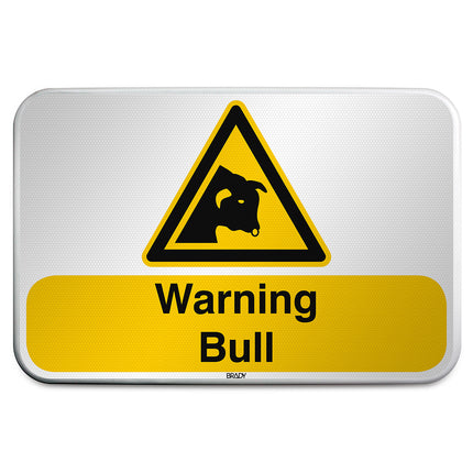 ISO Safety Sign  Warning Bull