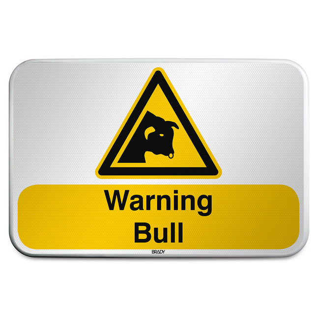ISO Safety Sign  Warning Bull