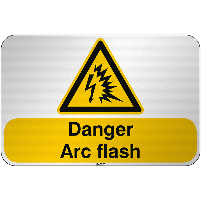 ISO Safety Sign  Warning Arc flash