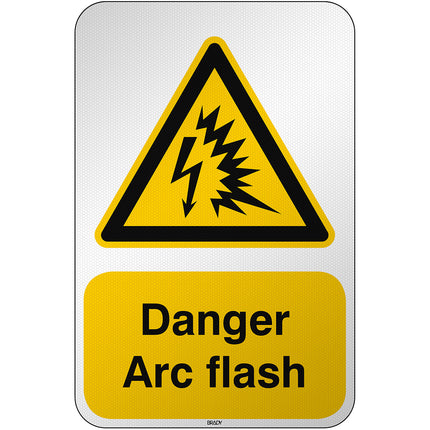 ISO Safety Sign  Warning Arc flash