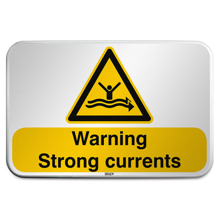 ISO Safety Sign  Warning Strong currents