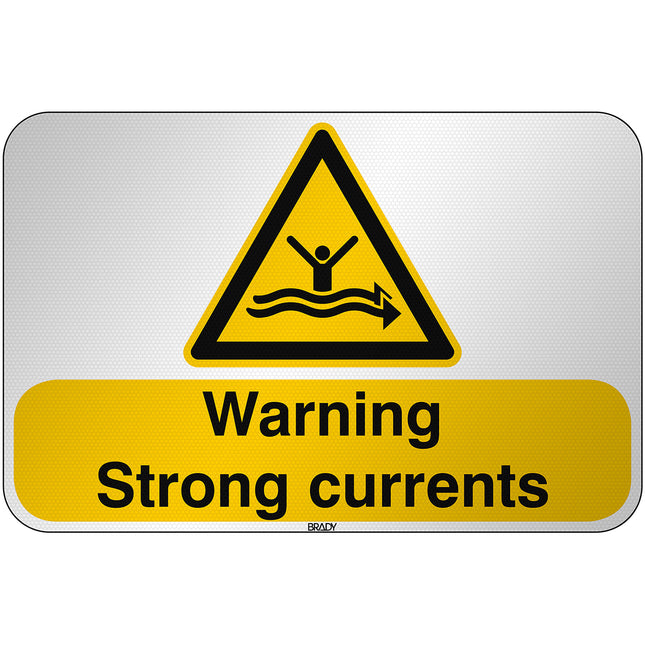 ISO Safety Sign  Warning Strong currents