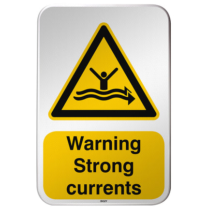 ISO Safety Sign  Warning Strong currents