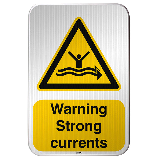 ISO Safety Sign  Warning Strong currents