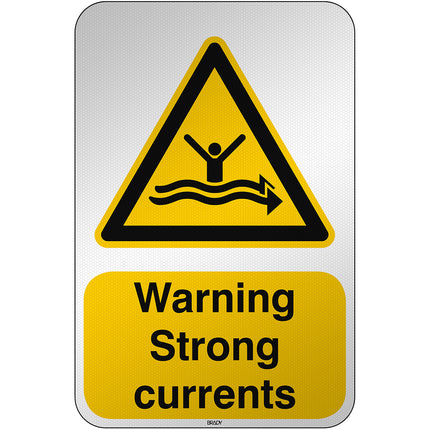 ISO Safety Sign  Warning Strong currents