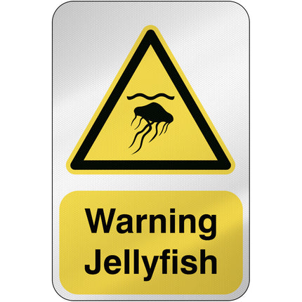 ISO Safety Sign  Warning Jellyfish