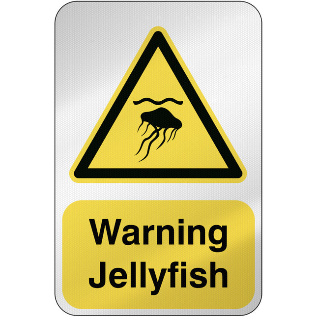 ISO Safety Sign  Warning Jellyfish