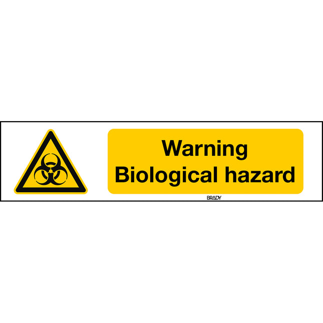 ISO Safety Sign  Warning Biological hazard