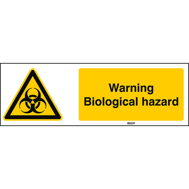 ISO Safety Sign  Warning Biological hazard