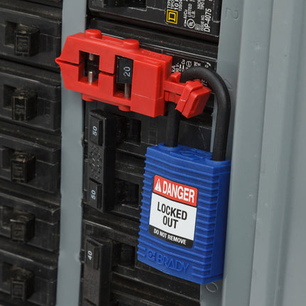 SafeKey Compact Nylon Lockout Padlocks