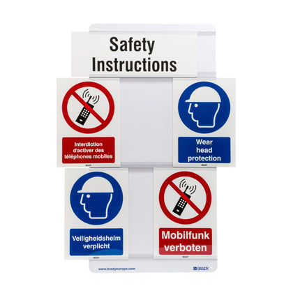Safety Sliders  Blank Boardfits A4 sliders