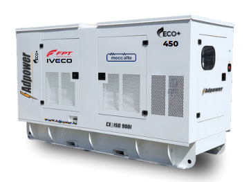 450 kVA Diesel Generator – Water Cooled, 400V, Silent & Open Canopy


