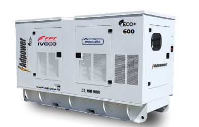 600 kVA Diesel Generator – Water Cooled, 400V, Silent & Open Canopy

