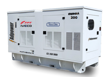 مولد ديزل  200 k.v.a   PRP مع غطاء قابل للتكديس – 50 هرتز، 400/230 فولت