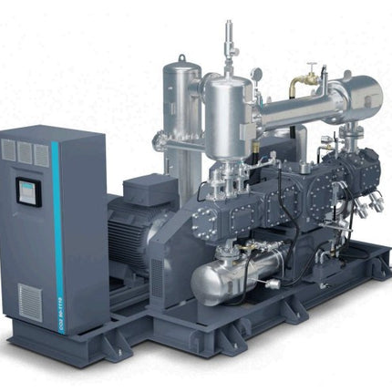 كمبريسر تعزيز CO₂ من أطلس كوبكو | خالي من الزيت وبضغط عالي