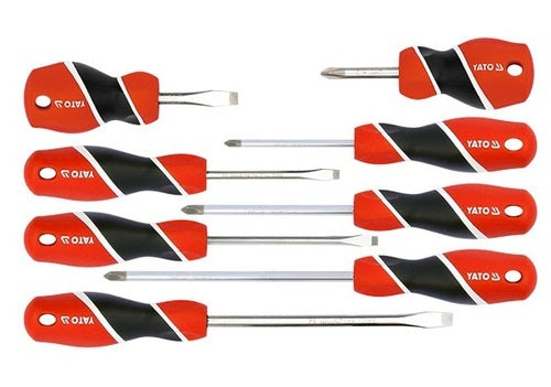 YATO Screwdriver Set 8 Pcs Professional Steel YT-25976