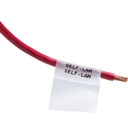 76 mm Core Selflaminating Wire Marker Labels