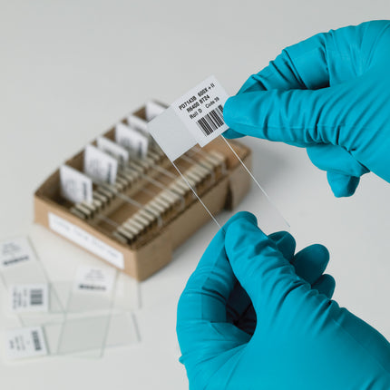 B33 Series Polyester Microscope Slide Laboratory Labels