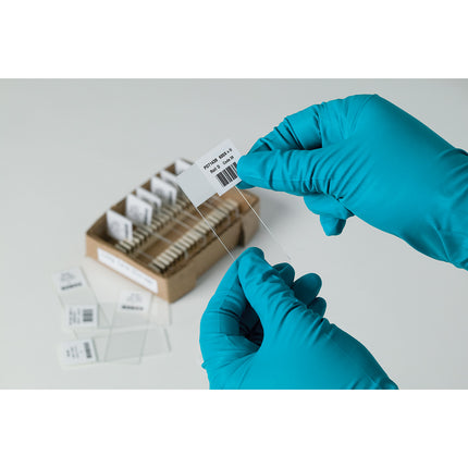 25 mm Small Core Polyester Microscope Slide Laboratory Labels