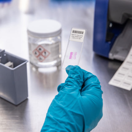 B33 Series Polyester Microscope Slide Laboratory Labels