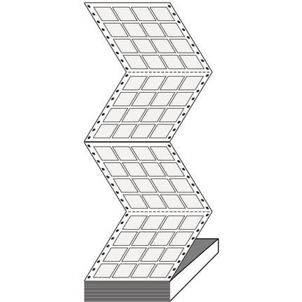25 mm Small Core White Polyester Cryogenic Laboratory Labels