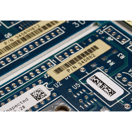 76 mm Core Matt Amber Polyimide Circuit Board Labels