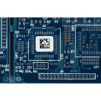 76 mm Core Glossy White 2 mil Polyimide Circuit Board Labels