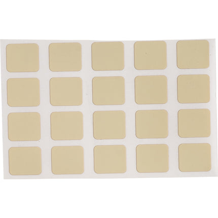 76 mm Core Matt Amber Polyimide Circuit Board Labels