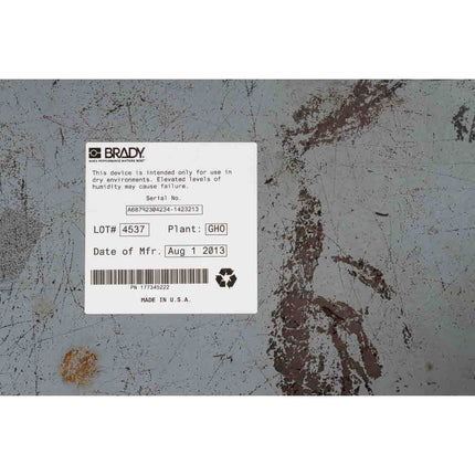 B30 Series Product Identification Labels