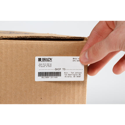 76 mm Core Paper Labels with Rubber Adhesive