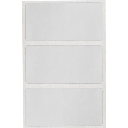 76 mm Core Metallised Glossy Polyester with 2 mil Adhesive Labels