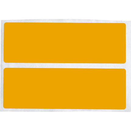 76 mm Core Glossy Yellow Polyester Barcode and Rating Plate Labels