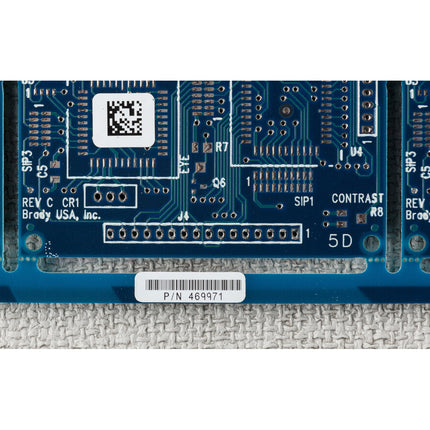 76 mm Core Glossy Electrostatic Dissipative 2 mil Polyimide Circuit Board Labels
