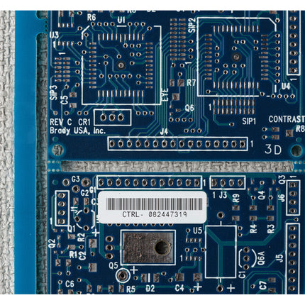 76 mm Core Glossy Electrostatic Dissipative 1 mil Polyimide Circuit Board Labels
