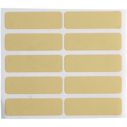 76 mm Core Matt Amber Polyimide Circuit Board Labels