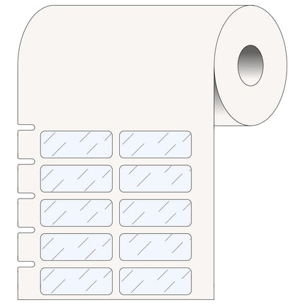 25 mm Small Core Polypropylene Labels