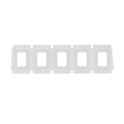 One Step Protect Backside Printed Clear Polyester Labels with Clear Adhesive Border for 3" Core Printers 195 mm x 254 mm