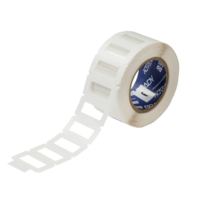 One Step Protect Backside Printed Clear Polyester Labels with Clear Adhesive Border for 3" Core Printers 195 mm x 508 mm
