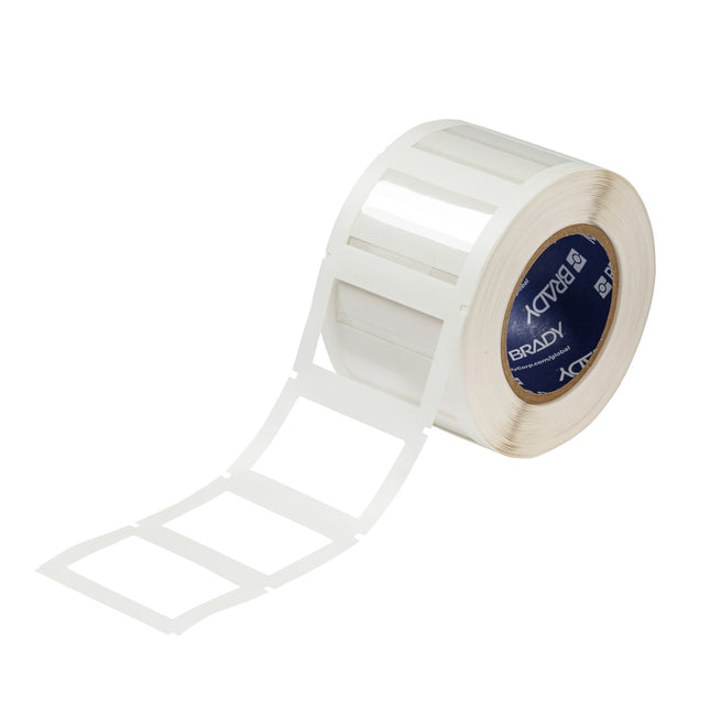 One Step Protect Backside Printed Clear Polyester Labels with Clear Adhesive Border for 76 mm Core Printers 508 mm x 762 mm