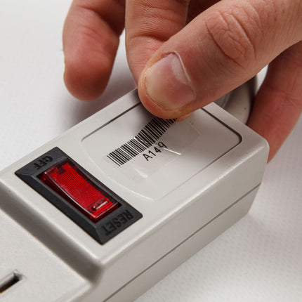 B33 Series Clear Polyester Component and Barcode Labels