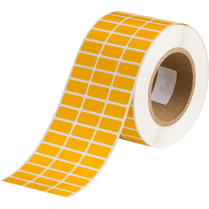 76 mm Core Glossy Yellow Polyester Barcode and Rating Plate Labels