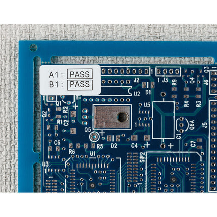 76 mm Core Glossy Electrostatic Dissipative 1 mil Polyimide Circuit Board Labels